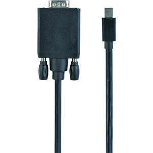 CABLEXPERT CC-MDPM-VGAM-6 MINI DISPLAYPORT TO VGA ADAPTER CABLE BLACK 1,8M  (hot weekends - ULTIMATE OFFERS)