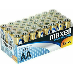 MAXELL Αλκαλικές μπαταρίες AA LR6 LR6-32PACK, 32τμχ