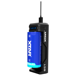 XTAR SC1 USB Φορτιστής Μπαταριών Li-ion Μεγέθους 18650