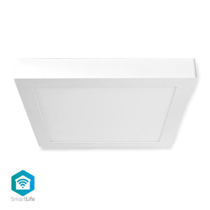 NEDIS WIFILAC30WT Wi-Fi Smart Ceiling Light Square 30x30cm Warm to Cool White Fu