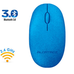 ALCATROZ BLUETOOTH 3.0/WIRELESS 2.4G MOUSE PEBBLE AIR MOON ROCK