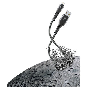 CELLULAR LINE 312397 USB Extreme Καλώδιο Συγχρονισμού και Φόρτισης Lightning για Apple (1,2m) Μαύρο