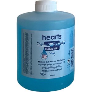 Hearts Αντισηπτικό Xεριών χωρίς αντλία σε συσκευασία 430ml