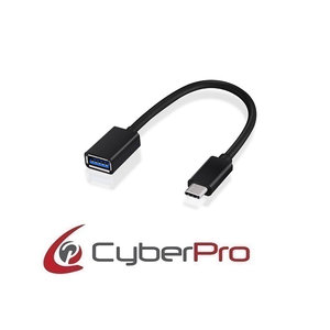 CYBERPRO CP-CU3002 Cable USB type C male - USB-A v3.0 female 0.20m