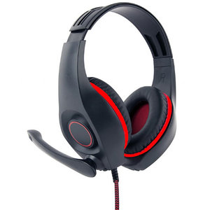 GEMBIRD GAMING HEADSET WITH VOLUME CONTROL PC/PS4 RED-BLACK