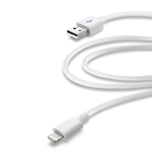 CELLULAR LINE 201912 USB Καλώδιο Συγχρονισμού και Φόρτισης Lightning για συσκευές Apple (2m) Λευκό