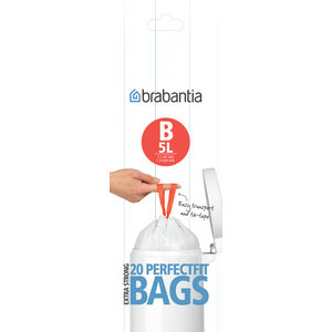 Brabantia Σακούλες Απορριμμάτων PerfectFit 5lt -B (20τεμ) - 080.3117/41.1