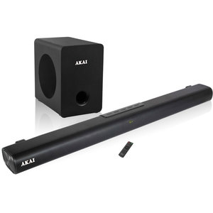 Akai ASB-7WSW Ασύρματα Soundbar και Subwoofer με Bluetooth, USB, Aux-In, οπτική ίνα και HDMI – 120 W RMS