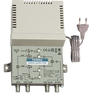 TERRA HS004  HOUSE AMPLIFIER gain 34-44 dB, 121 dBμV