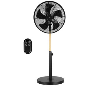 LIFE Alize Wood - Black color stand fan with remote control