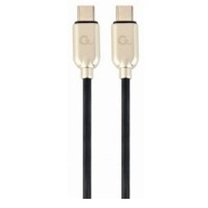 CABLEXPERT 60W TYPE-C PD CHARGING AND DATA CABLE 2M BLACK