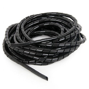 CABLEXPERT 12MM SPIRAL CABLE WRAP 10M BLACK