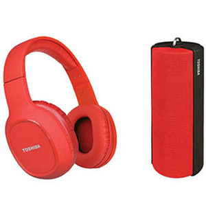 TOSHIBA AUDIO WIRELESS 3 IN 1 COMBO PACK RED REFURBISHED