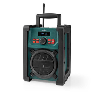 NEDIS RDDB3100GN DAB+ RADIO 15W WITH CARRYING HANDLE BLACK / GREEN