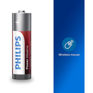 Philips LR036G40W/GRS Power Alkaline Αλκαλικές μπαταρίες υψηλής απόδοσης 40 τμχ | AA x 24 τμχ ΑΑΑ χ 16 τμχ