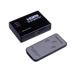 POWERTECH HDMI Amplifier Switch 3 in 1, 4K x 2K HDMI 1.4, Remote Control