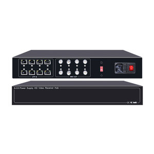 FOLKSAFE video and power receiver hub FS-HD4608VPS12, 8 channel