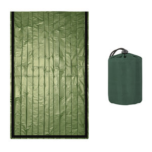 Θερμική κουβέρτα επιβίωσης SUMM-0006, 120 x 120cm, πράσινη