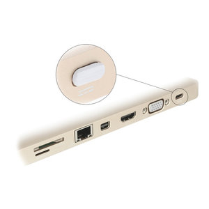 DELOCK κάλυμμα προστασίας για θύρα USB-C 64095, λευκό, 10τμχ
