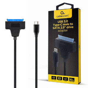 CABLEXPERT USB3.0 TYPE-C MALE TO SATA 2.5' DRIVE ADAPTER RETAIL PACK
