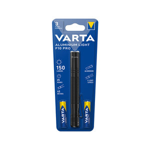VARTA Φακός LED Aluminium Light F10 + 2xAAA