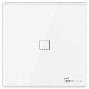 SONOFF smart διακόπτης T2EU1C-RF 433MHz, αφής, μονός, λευκός  (hot weekends - ULTIMATE OFFERS)