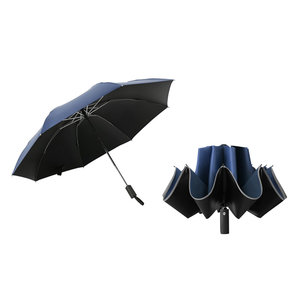 ROXXANI ομπρέλα αντίστροφης δίπλωσης RXN-0016, αυτόματο άνοιγμα, μπλε