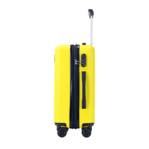 Βαλίτσα Μεγάλη Με Προέκταση AMBER Κίτρινο AM1004