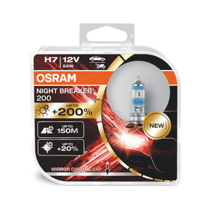 OSRAM OS-64210NB200-HCB ΣΕΤ 2 ΛΑΜΠEΣ H7 12V 55W NIGHT BREAKER +200% ΠΕΡΙΣΣΟΤΕΡΟ ΦΩΣ