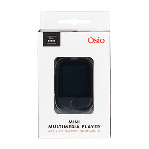 Osio SRM-8080Β Μαύρο MP3 Μultimedia player με ενσύρματα ακουστικά 8 GB