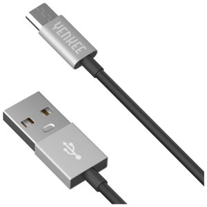 YENKEE YCU 221 BSR Καλώδιο φόρτισης/δεδομένων USB σε micro 1m, Μαύρο