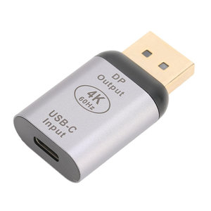POWERTECH αντάπτορας USB-C σε DisplayPort PTH-096, 4K/60Hz, γκρι