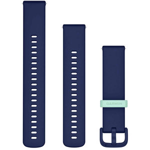 GARMIN Quick Release 20 Navy Band with Teal Loop