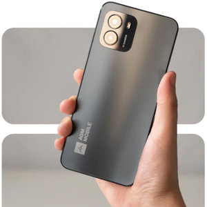 AGM NOTE Ν1 Γκρι Smart κινητό τηλέφωνο Dual SIM & Camera με Bluetooth, USB, SD, 4G, GPS, 6.52″, HD+, Android 13 και προστατευτική θήκη TPU