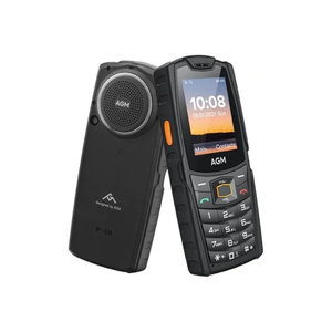 AGM M6 Μαύρο αδιάβροχο κινητό τηλέφωνο ανθεκτικό σε πτώση IP68/IP69K, Dual Sim με Bluetooth, USB, SD, LED, FM, 4G, οθόνη 2.4″-3.5W
