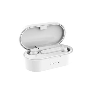 Akai BTE-J10W Λευκά Ασύρματα Bluetooth V5.0 in-ear ακουστικά με μεταλλική βάση