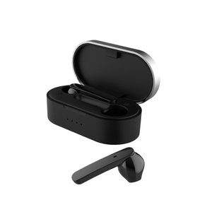 Akai BTE-J10B Μαύρα Ασύρματα Bluetooth V5.0 in-ear ακουστικά με μεταλλική βάση