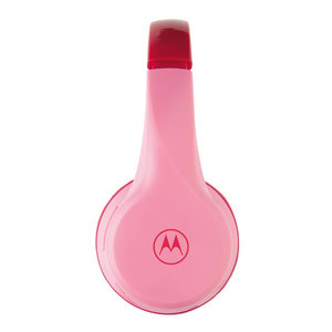 Motorola Moto JR300 PNK Ροζ ασύρματα on ear Bluetooth παιδικά ακουστικά με splitter