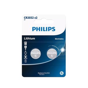 Philips CR2032P2/01BGRS Μπαταρία λιθίου Blister 2τεμ. 210 mAh 3V