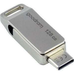 GOODRAM OTG FLASH DRIVE USB3.2 GEN1 128GB & TYPE-C SILVER