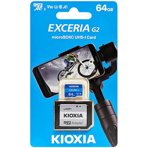 KIOXIA 4K MICRO SD 64GB WITH ADAPTER UHS I U3 V30