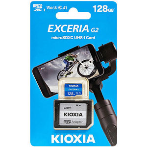 KIOXIA 4K MICRO SD 128GB WITH ADAPTER UHS I U3 V30