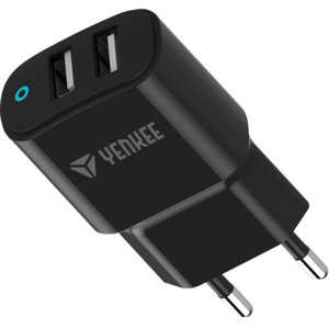 YENKEE YAC 2024 BK Dual USB Φορτιστής 2.4Α