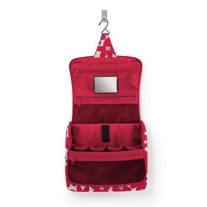 Reisenthel τσαντάκι καλλυντικών 28x23x10cm toiletbag XL Daisy Red