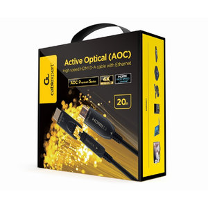 CABLEXPERT HIGH SPEED HDMI D-A CABLE WITH ETHERNET 'AOC ARMORED SERIES' 20M