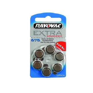 RAYOVAC 675MF μπαταρίες ακουστικών βαρηκοΐας, mercury free, 1,45V, 6τμχ