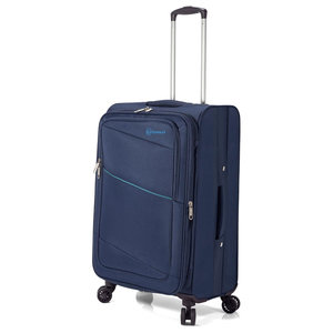Βαλίτσα Μεσαία με προέκταση BENZI Μπλε BZ5757
