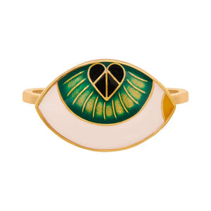 Δαχτυλίδι DOUKISSA NOMIKOU Eye Sea You Ring Emerald (One Size)