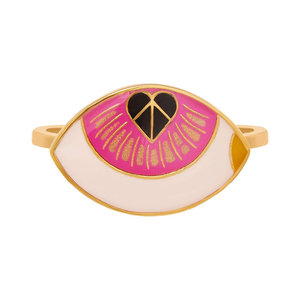 Δαχτυλίδι DOUKISSA NOMIKOU Eye Sea You Ring Pink (One Size)
