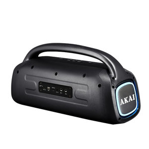 Akai ABTS-100 Φορητό ηχείο Βluetooth karaoke με AWS, SD, AUX, LED, USB, FM και ενσύρματο μικρόφωνο – 60W RMS